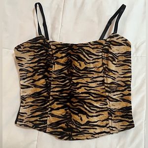 Guess Tiger Print Tank